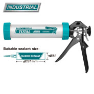 Пистолет для герметика 305 мм  TOTAL THT20112