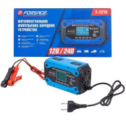 Устройство зарядное импульсное для АКБ  (12/24В,автостоп,функция восст.-я,защита от превыш.напряж. и...Forsage F-1210