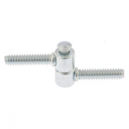 Петля ввертная ПВВ-2, цинк, 4шт.  Металлист 91543