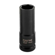 Головка ударная глубокая тонкостенная 19мм, 1/2" (6гр.)  FORSTIME FT-4458519TH