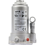 Домкрат гидравлический "Бутылочный" 10т. 195-375mm  VOREL 80052