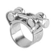 Хомут силовой 23-25мм, цинк (20 шт в пакете)  STARFIX SM-51435-20