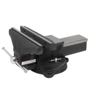 Тиски стальные поворотные с наковальней 10" (250мм)  Forsage F-6540110