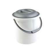 Ведро с крышкой, пласт., 13 л.,  POBEDA P1K1301