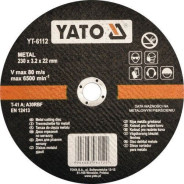 Круг отрезной по металлу 230х3.2х22mm   YATO YT-6112