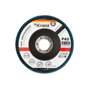 Круг лепестковый 125х22,2мм P40 циркониевый плоск. INOX  KRANZ KR-90-0012-1