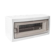 Бокс пластмассовый12 модулей наружный с крышкой IP 20 (148х284х108 mm)  ...BYLECTRICA КНО-12Д