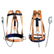 Удерживающая привязь УП-2Д+Строп Г (цепь)+а (амортизатор) (р-р L) (регулировка от S до L (обхват поя...ОкаПром УС-2аГД