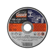 Круг отрезной 125х2.5x22.2 mm для металла (по металлу и нерж. стали)  ...GEPARD GP15125-25