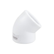 Колено ПП 40х45 белый  РосТурПласт 10827