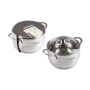 Кастрюля из нержавеющей стали, 3.1 л, ф20x10, серия ARCELIA  PERFECTO LINEA 50-120100