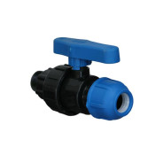 Кран компрессионный наружная резьба 20х1/2" для ПЭ трубы  ...РосТурПласт 17449