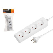 Удлинитель 3м (4 роз., 2.2кВт, б/з, ПВС 2х0.75)  ЮПИТЕР JP8101-25