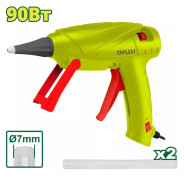 Термоклеевой пистолет, 220В,90 Вт, стержни 7 мм,  DYLLU DTGL1604