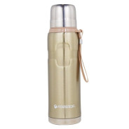 Термос для напитков 750мл(нерж.сталь,пробка с термоизолятором,крышка-кружка,горячее-до18ч,холодное-д...Forsage F-750G