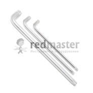 Ключ торкс длинный T-9H с отверстием  Rock FORCE RF-76709L