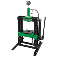 Пресс настольный гидравлический с манометром 12т (раб. высота: 205-375мм, раб. ширина: 490мм, ход шт...Rock FORCE RF-12001