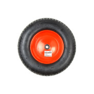 Колесо надувное 4.00-8" (подшипник усиленный ф35x16 mm, для оси 16x60mm), подходит к тачкам: WB...ECO WB-P206