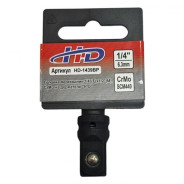 Головка-переходник 1/4"(F)x1/2"(М), CrMo на держателе  H-D HD-1439BP