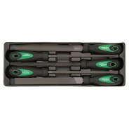Набор-сет напильников 5шт., 136х364mm  Toptul GBAT0501