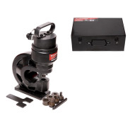 Дырокол гидравлический 31т (11.1, 14.3, 17.5, 20.6мм;сталь нерж.-6мм; медь/алюм.-10мм), в кейсе  ...FORCEKRAFT FK-M60