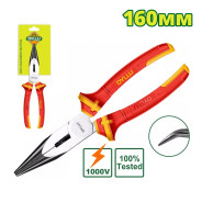 Длинногубцы изогнутые диэлектрические 160 мм  DYLLU DTPL4936