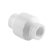 Клапан обратный ПП 25 mm, белый  РосТурПласт 14217