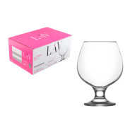 Набор бокалов для бренди, 6 шт., 390 мл, серия Misket  LAV LV-MIS568F