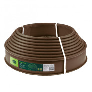Бордюр "Ленточный", 10х1000 см, полиэтиленовый, коричневый  ...Сибртех 64551