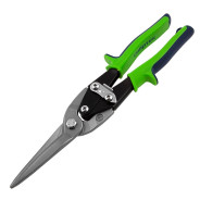 Ножницы по металлу, удлиненные, 285 мм, пряморежущие, 2-комп.обрезиненные рук-ки  ...Сибртех 78339