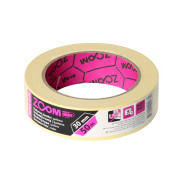 Лента малярная 30mmх50м Super glue, желтая  ZOOM 02-5-1-502