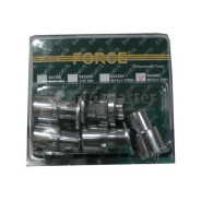 Набор секретных гаек на колесные диски M12x1.5RH 5пр. (плоские)  ...Force 643405