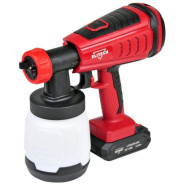 Краскопульт аккумуляторный КА 18БЛП 18В, 1АКБ 2.0А/ч, 1.8-2.6мм, 0.8л (E2208.003.02)  ...ELITECH 198049