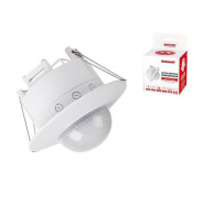 Датчик движения точечный  ДДТ 01, 360°, 2000 Вт,10-2000 Лк, 2-20 м, 10-420 сек.  ...REXANT 2668768