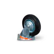 Колесо поворотное резина SC 63 160 мм (N)  TOR 1024177