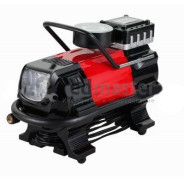 Компрессор а/м  12V с фонарём KINGTOOL X1381