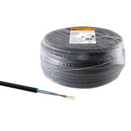 Провод ПВС 2х0.75 (бухта 100м) Ч   TDM SQ0118-0291