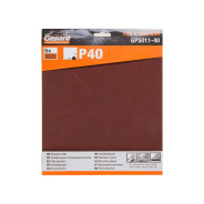 Шлифлист 230х280мм Р1000 бумажное основание 5шт.,  GEPARD GP5011-1000