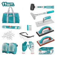 Набор инструментов для плиточных работ   (11 предметов)TOTAL THKTTS1106