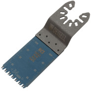 Насадка для МФИ режущая пазовая прямая, HCS, по дереву, ламинату, 34 х 2.5 мм, крупный зуб  ...DENZEL 782315