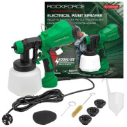 Краскопульт ручной электрический (230В, 400Вт, 1.5-2.6мм, объем бачка 1л, макс.расход краски 800мл/м...Rock FORCE RF-SG100-640H