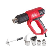 Термовоздуходувка HG 6120, 2000Вт, 50-600°С, 3 скорости, ступ. рег.,  ...WORTEX HG6120TK0811