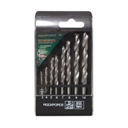 Набор сверл по металлу HSS 8пр.(3-10мм), в пластиковом футляре  ...Rock FORCE RF-DBS08