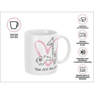 Кружка керамическая, 350 мл., LOVELY ANIMALS-2  PERFECTO LINEA 30-063612