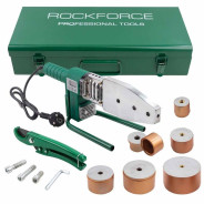 Аппарат для сварки полимерных труб (1000W, 6 насадок: 20, 25, 32, 40, 50, 63мм) RockFORCE ...Rock FORCE RF-PW-1002