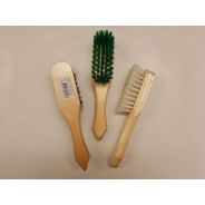 Щетка одёжная деревянная 195х35мм, синтетическая щетина  ...РОСМА-Д 28с