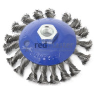 Кордщетка дисковая "получаша" стальная витая для УШМ 100мм  ...Forsage F-BWD104