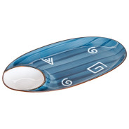 Блюдо керамическое, 33х17.5х2.8 см, серия MARINE  PERFECTO LINEA 17-103302