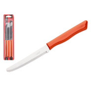 Набор ножей столовых, 3шт., серия PARATY, коралловые оранжевые,  (Супер цена! Длина: 200 мм, длина л...DI SOLLE 01.0106.18.43.000