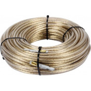 Трос таможенный стальной с наконечником 6мм/36м  VOREL 85004